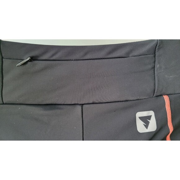 Spoear 3/4 Black/Pink Padded Bike Riding Cycling Capri Tights Sz S - Picture 7 of 8